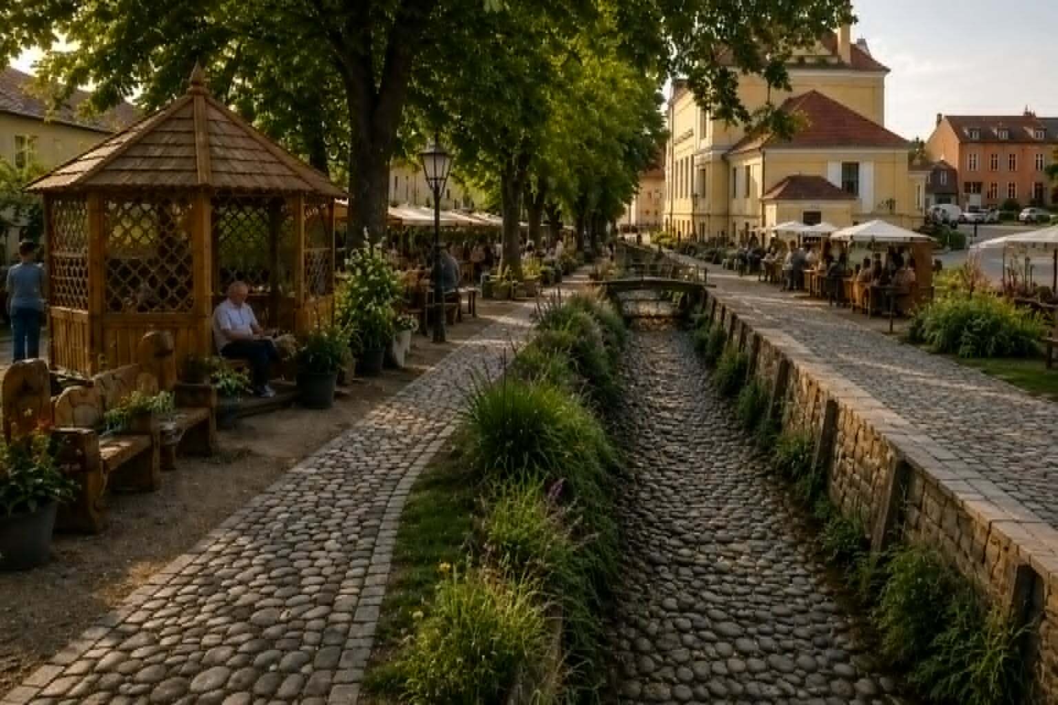 Vizualizace možné revitalizace prostoru u sokolovny